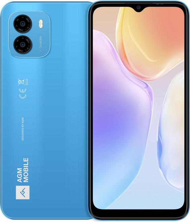 Actual product image AGM NOTE N1 8/128GB VIVID BLUE (128 GB, Blue, 6.52", Dual SIM, 50 Mpx)