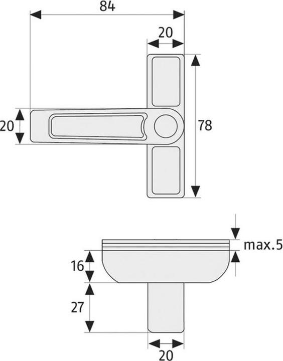 Actual product image Abus Window additional lock 2510