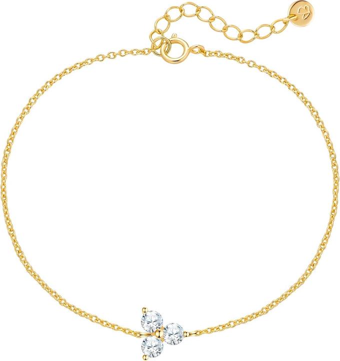 Glanzstücke München Damen Armband Sterling Silber - 34462 (17 cm, Sterling Silber)