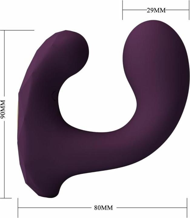 Actual product image Pretty Love Billy Vibration Remote Control Purple - Free App