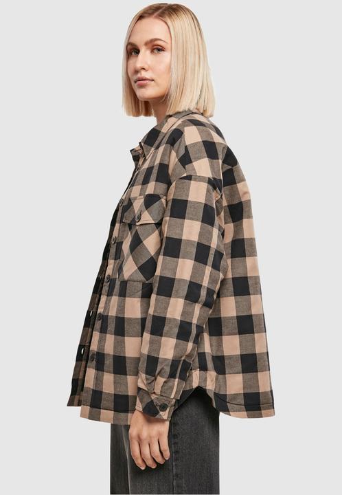 Produktbild Urban Classics Ladies Flanell Padded Overshirt (L)