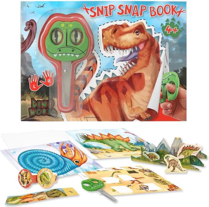 Immagine prodotto Magni Libro creativo Dino World Snip Snap Book con forbici