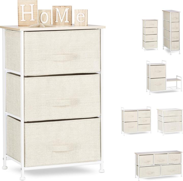 Produktbild Relaxdays Schubladenbox (45 x 30 x 73 cm)