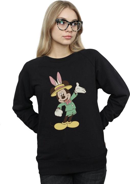 Actual product image Disney Womens/Ladies Mickey Mouse Easter Bunny Sweatshirt (XL)