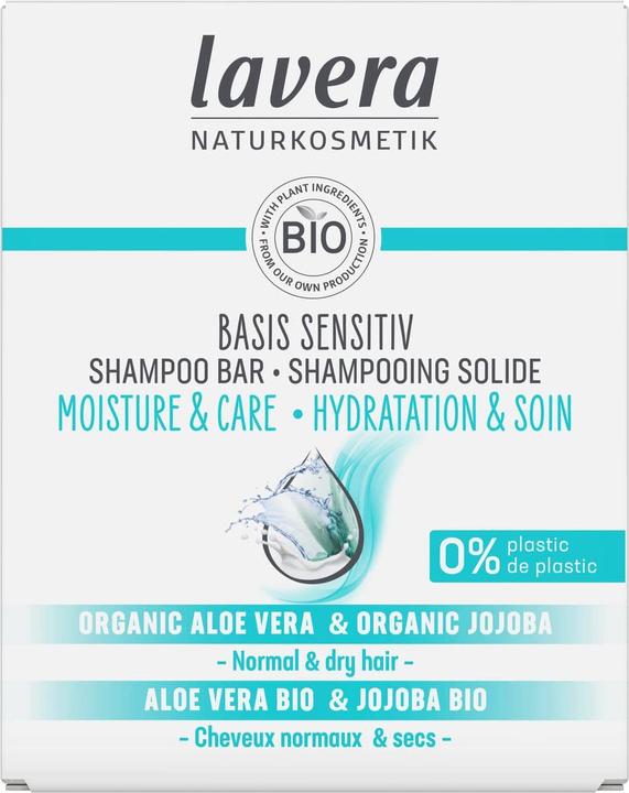 Immagine prodotto Lavera Shampoo solido base sensitiv idratante e curativo 50 g (Shampoo solido)