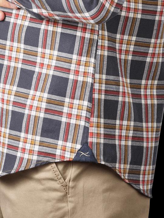 Actual product image BRAX Daniel T-Shirt Long Sleeve Deep Pine (S)