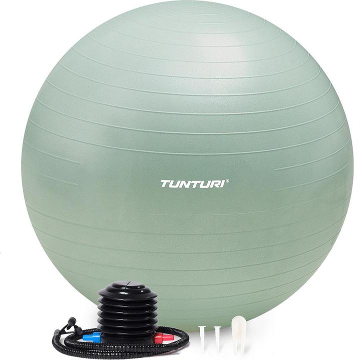 Tunturi Gym Ball - Fitnessball reissfest ABS 75 cm Mintgrün (75 cm)