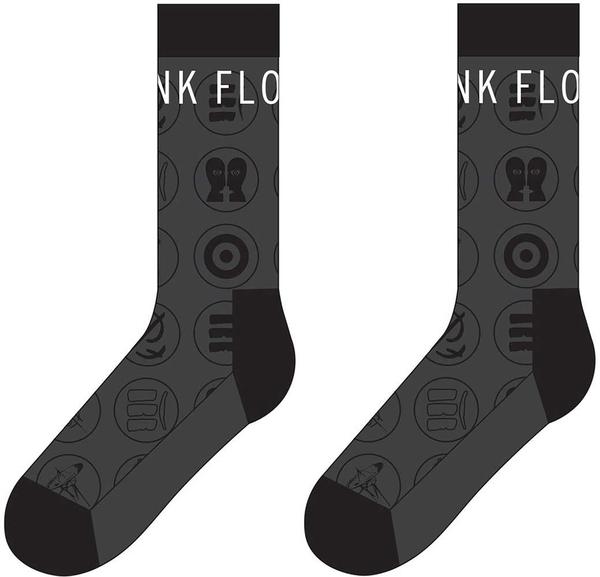 Produktbild Rock Off Pink Floyd Socks Later Years Official Mens Charcoal Grey (UK Size 7-11) One Size (40 - 46)