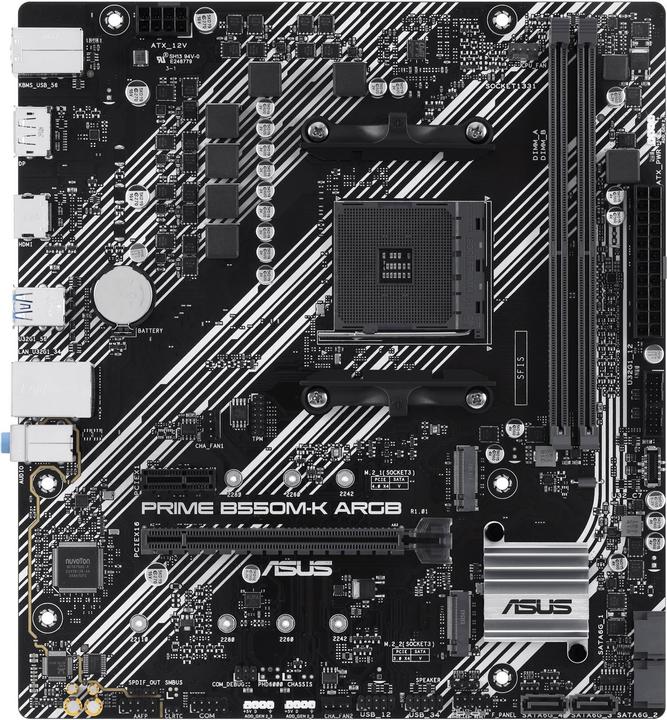 Immagine prodotto ASUS B550M-K (AM4, AMD B550, mATX)