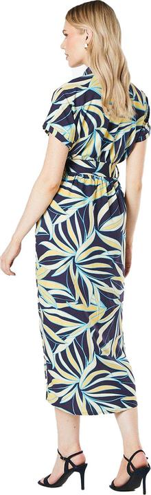 Actual product image Principles Womens/Ladies Leaf Print Wrap Midi Dress (42 D)