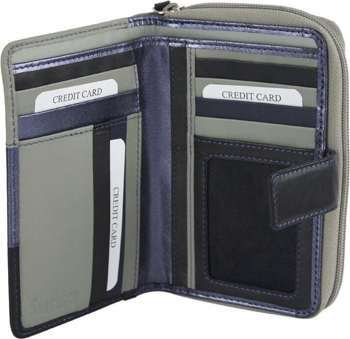 Actual product image Sunsa Ladies Wallet Purse Leather Recycled Large No.6