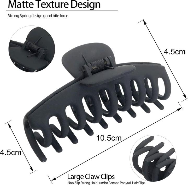 Image du produit ASMI 5 pièces de pinces à cheveux, griffes à cheveux (5 pcs)