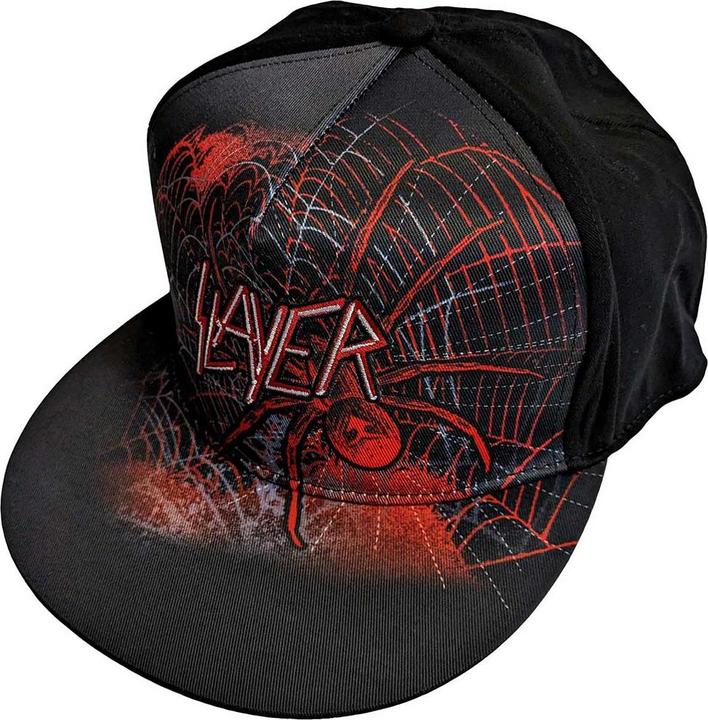 Slayer Spiderweb Snapback Cap