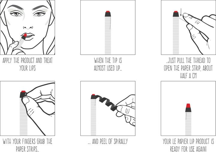 Produktbild Le Papier Lippenstift Mighty Matte, Rouge (Rouge)
