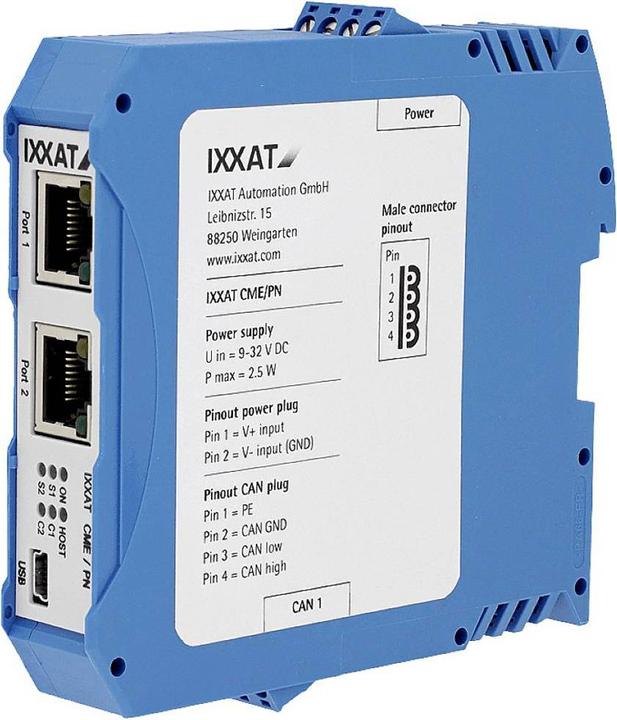 Image du produit Ixxat 1.01.0261.02106 CME/PN CANopen Profinet 1 pc.