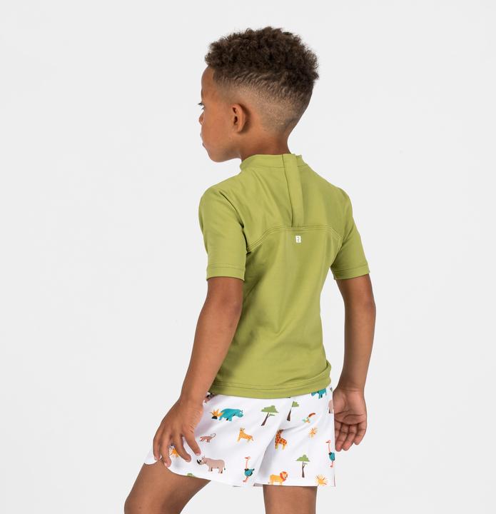 Image du produit Nabaiji Tee shirt anti UV manches courtes Bébé - Kaki (86, 85 C)