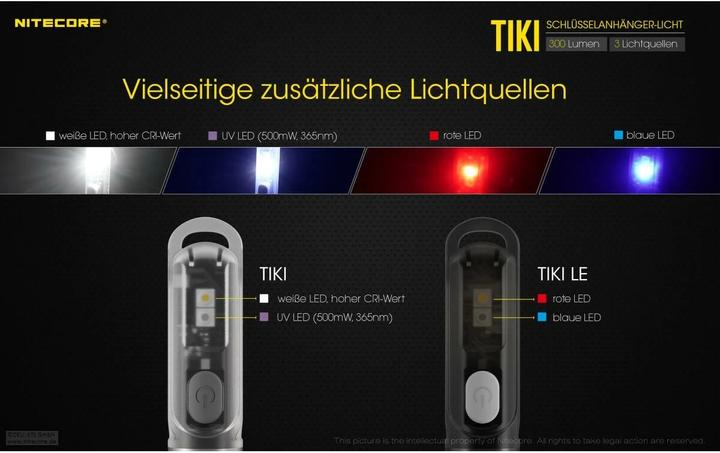Immagine prodotto Nitecore TIKI - 300 lumen (5.60 cm, 300 lm)