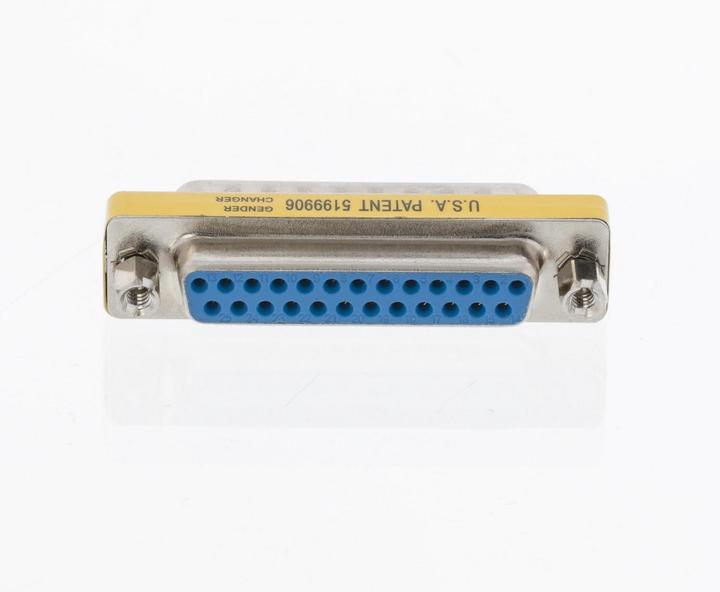 Immagine prodotto Valueline Adattatore seriale D-SUB 25 pin maschio - D-SUB 25 pin femmina in metallo (0.05 m)