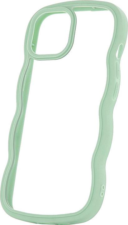 Actual product image OEM Wave case for iPhone 12 / 12 Pro 6,1" green (Apple iPhone 12, Apple iPhone 12 Pro)