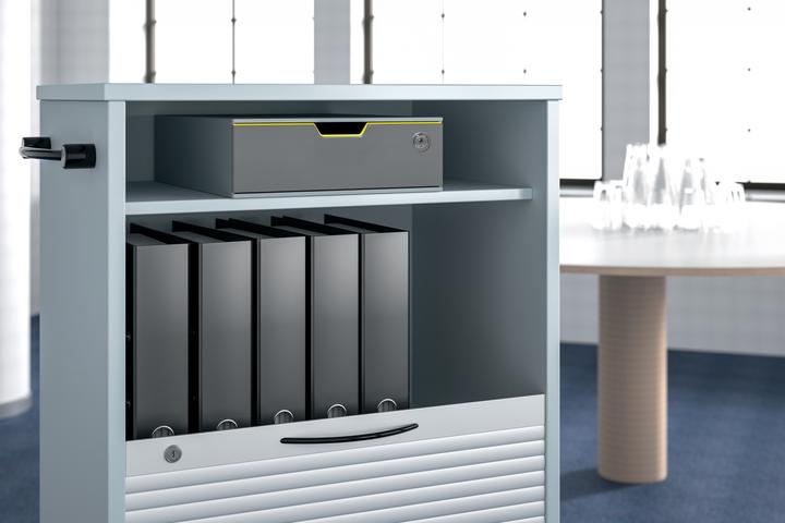 Actual product image Durable Drawer unit Varicolor C4 760127 grey/yellow 280x95x356mm (C4)