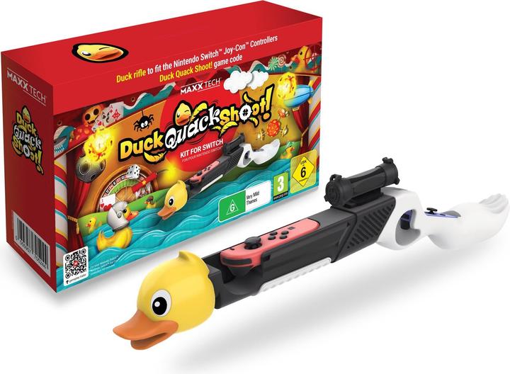 Actual product image Maxx Tech Duck, Quack, Shoot! SWITCH CiaB + duck gun (Switch, DE)