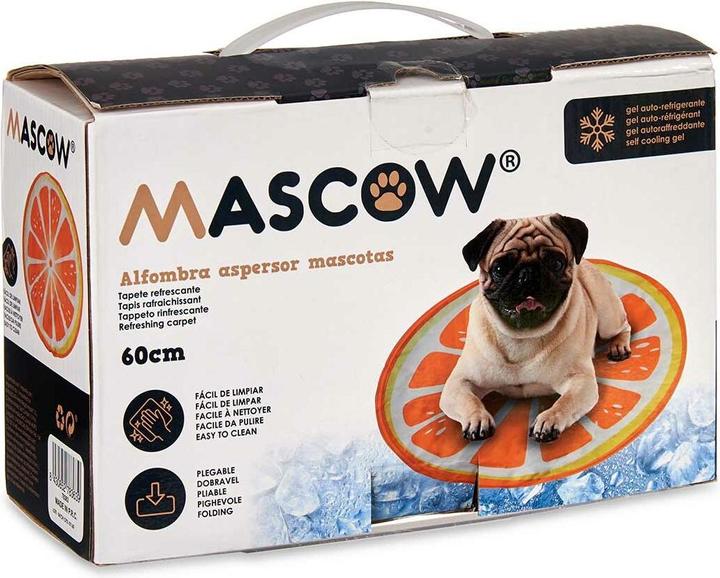 Actual product image Mascow Cooling mat for pets orange yellow (Dog)