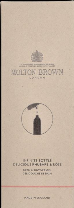 Actual product image Molton Brown Delicious Rhubarb & Rose Infinite Bottle Bath & Shower Gel (400 ml)