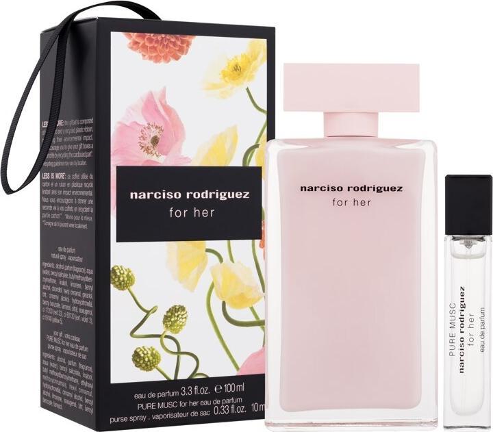 Produktbild Narciso Rodriguez For Her Eau de Parfum 100ml Pure Musc For Her EDP 10ml (Eau de Parfum, 100 ml)