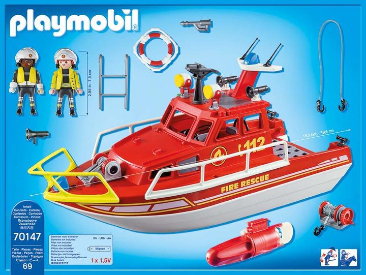 Produktbild Playmobil Feuerlöschboot (70147)