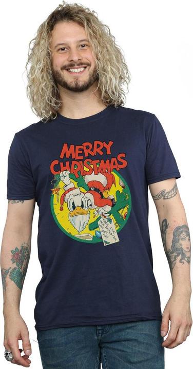Produktbild Disney Donald Duck Merry Christmas TShirt (3XL)