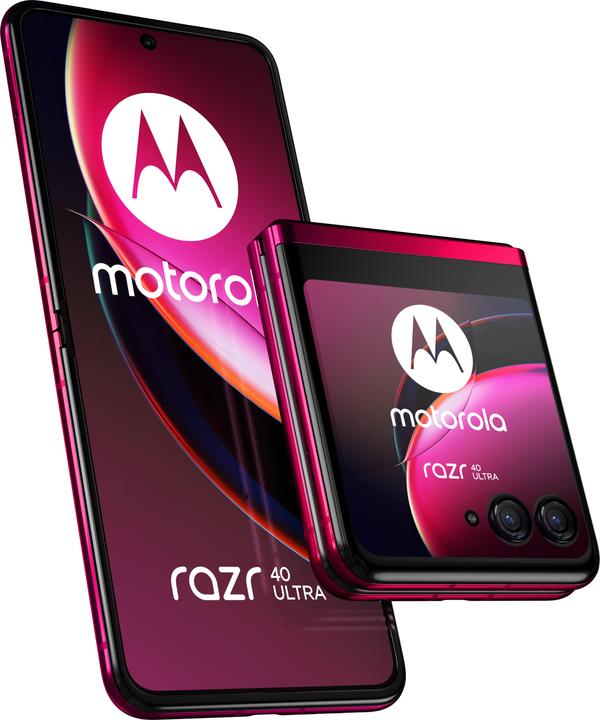 Motorola Razr 40 Ultra (256 GB, Viva Magenta, 6.90", SIM + eSIM, 12 Mpx, 5G)