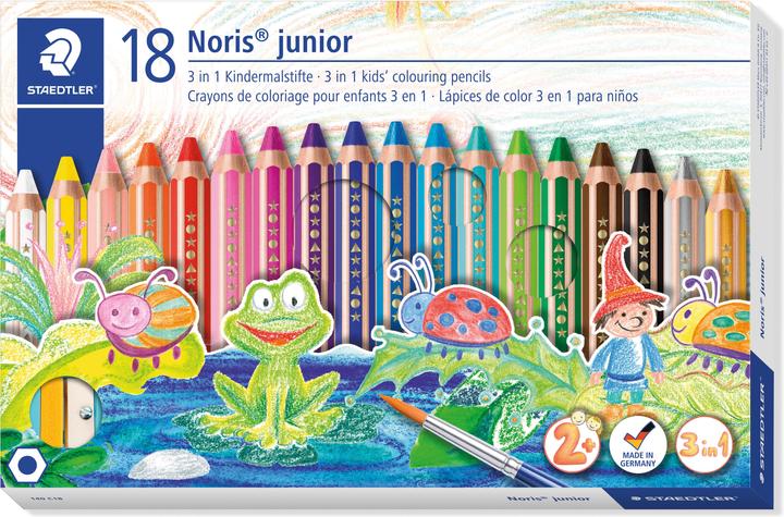 Produktbild Staedtler Buntstift Noris jun 18ST (Mehrfarbig, 18 x)