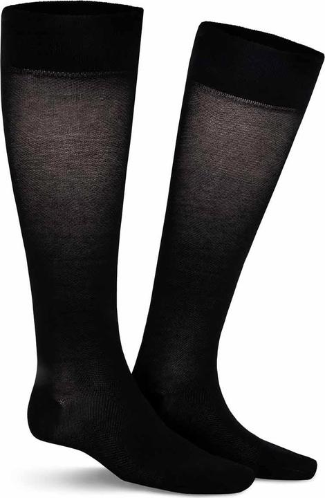 Image du produit Kunert Fly & Care Chaussettes de compression hommes, couleur 007 noir, taille 49-50 (Une unité par pack, 49 - 50)