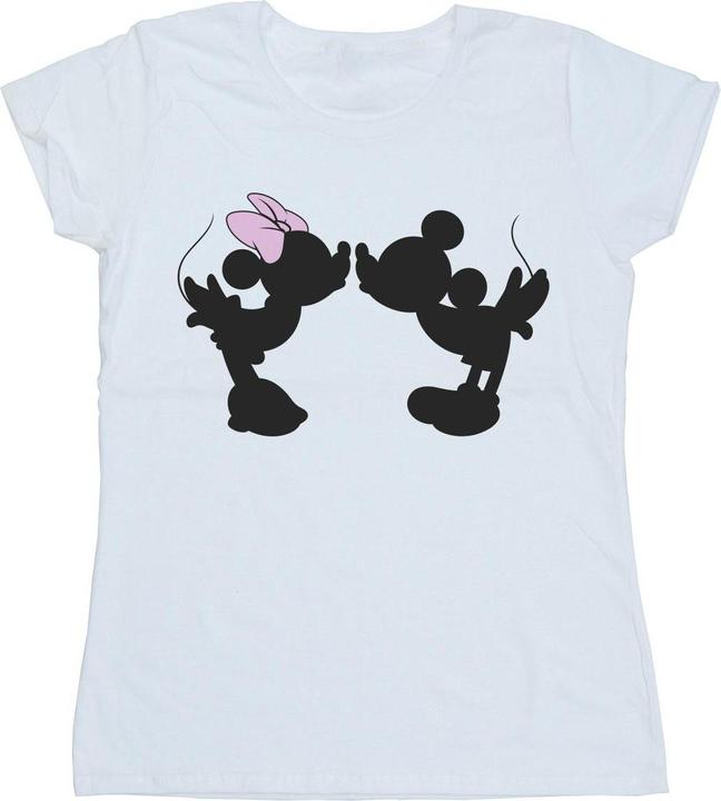 Disney Mickey Minnie Kiss Silhouette TShirt (XXL)
