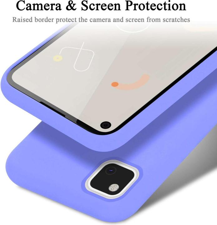 Immagine prodotto Cadorabo Custodia per Google PIXEL 4A 5G TPU Liquid Silicone Case (Google Pixel 4a 5G)