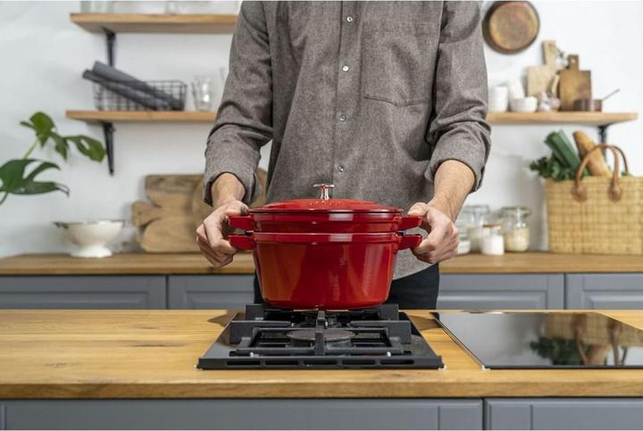 Produktbild Staub Cocotte (24 cm, Bräter + Schmortopf, Gusseisen)