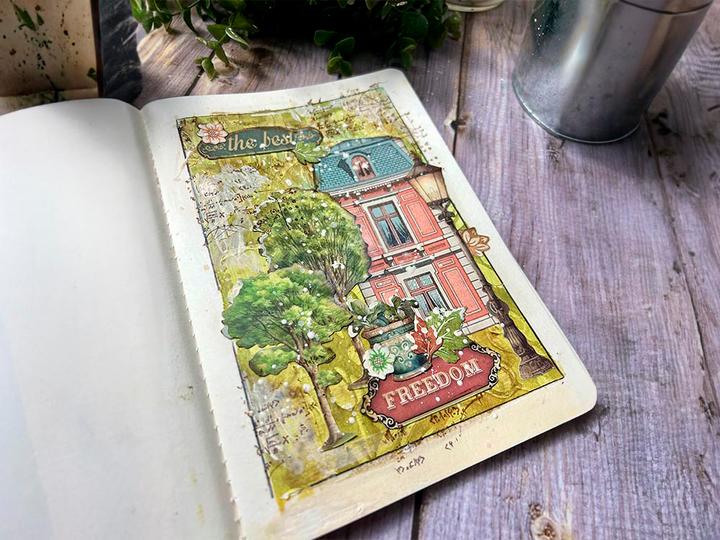 Immagine prodotto Stamperia Filo di paglia con motivo "Art of Travelling", DIN A4 (28 g/m²)