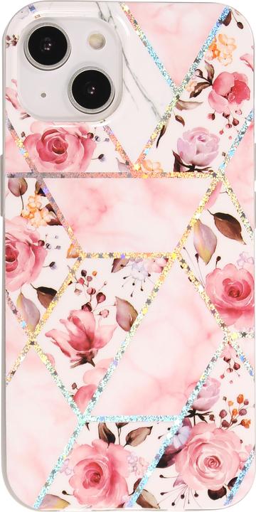 Immagine prodotto PhoneLook Cover Gel Silicone Strisce Geometriche Belle Rose (Apple iPhone 14)