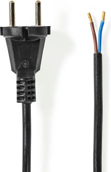 Actual product image Nedis Vacuum Cleaner Mains Cable | 7.00 m | CEE 7/17 | 250 V AC | 16 A | Black | PVC (7 m)
