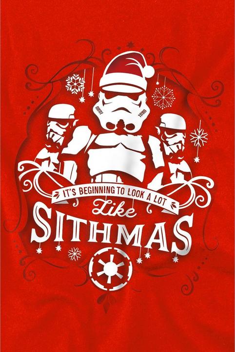 Actual product image Star Wars Childrens/Kids Beginning To Look A Lot Like Sithmus Christmas T-Shirt (128)