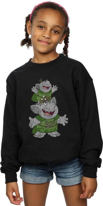 Produktbild Disney Frozen Handstacking Trolls Sweatshirt Mädchen (140, 146)