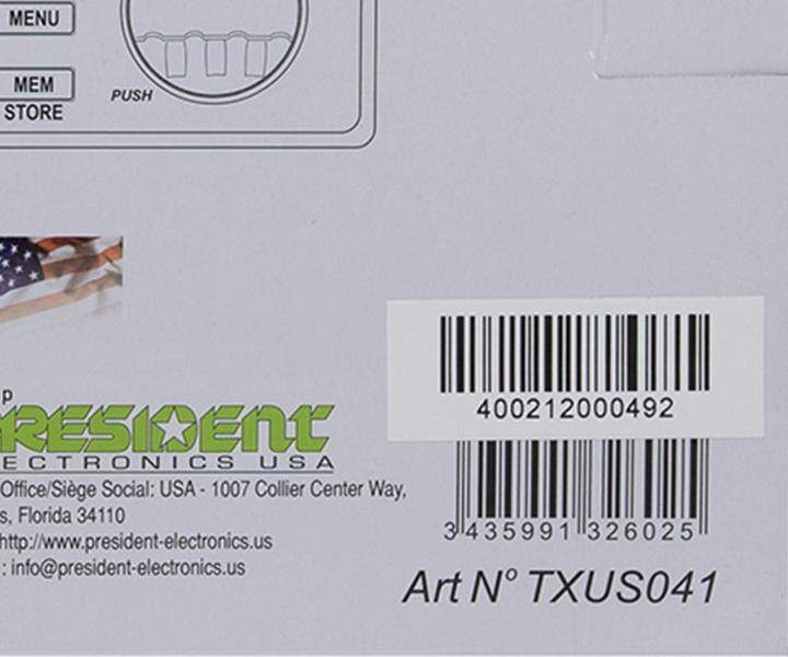 Image du produit President Radioamateur LINCOLN II + ASC 10/12M, Roger Beep, ANL, NB, Hi-Cut-Filter, AM-FM-USB-LSB-CW