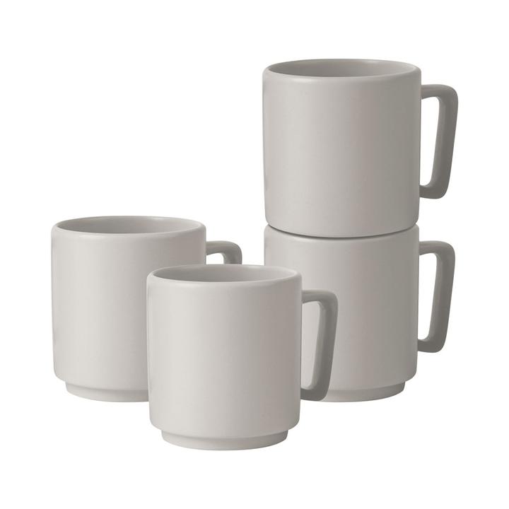 BerlingerHaus Haus Tassenset 4 Stk. 300ml matt cream Sahara Collection (300 ml, 4 x)