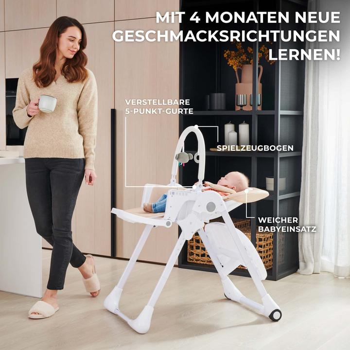 Immagine prodotto KinderKraft seggiolone TUMMIE BEIGE (Seggiolone)