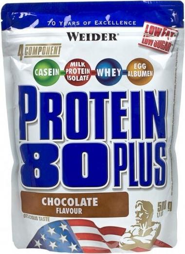 Immagine prodotto Weider Proteine 80 plus (Brownie al doppio cioccolato, 1 pz., 500 g)