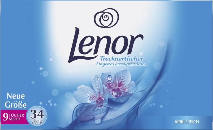 Lenor Trocknertücher Aprilfrisch (34 Waschgänge, Tücher)