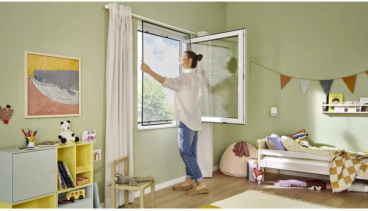 Actual product image tesa Clip-on insect screen clip-on frame for windows (100 x 120 cm)