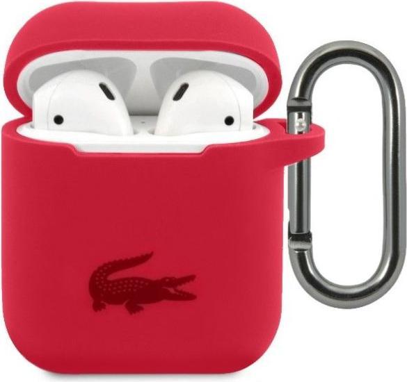 Actual product image Lacoste Airpods 1/2 Liquid Silicone Glossy Printing Logo Case (Headphone bag)