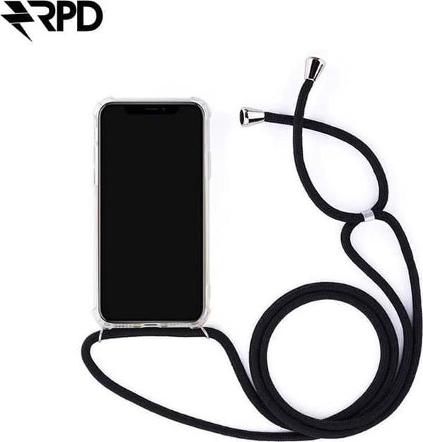 Immagine prodotto RPD iPhone 11 - Catena portacellulare / Collana - Trasparente con pratico cinturino nero