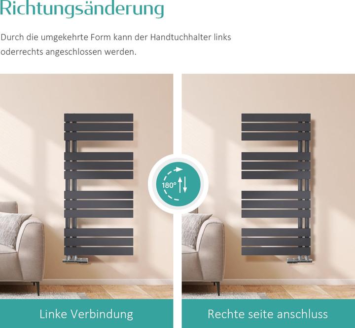 Actual product image Emke Bathroom radiator